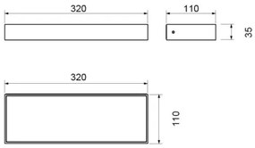 Dora Led Bidirezionale 15W 4000°K