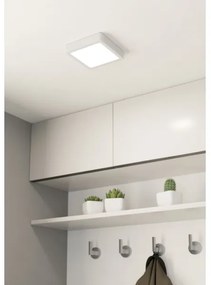 Eglo 900646 - Plafoniera da bagno a LED FUEVA, 11W, 230V, IP44, bianca