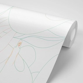 Carta da parati – Astrazione femminile di tenerezza