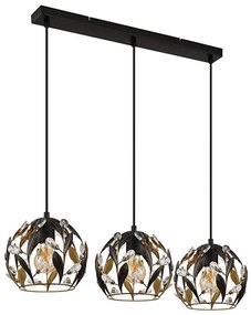 Globo 15759-3H - Lampadario a cavo MIKA 3xE27/40W/230V