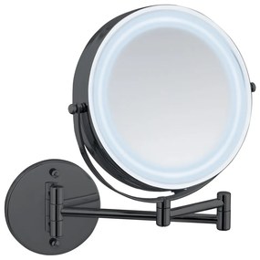 Specchio per make-up con illuminazione/con ingrandimento (con ingrandimento 5x) ø 25,5 cm Lumi – Wenko