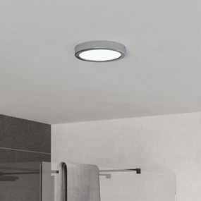 Eglo 901762 - Plafoniera LED per bagno FUEVA LED/7,5W/230V Ø16,6 cm IP44 cromo