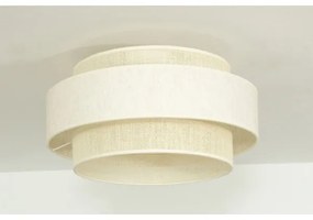 Plafoniera BOHO 1xE27/60W/230V Ø 40 cm crema/juta