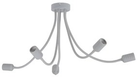 Plafoniera pop Fless Ø 110 cm bianco IP20, 5XE27