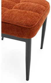 Sedie da pranzo in set color terracotta 2 pz Damon – Marckeric