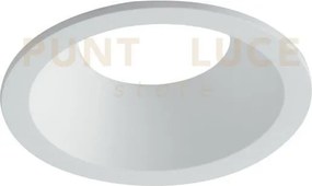 Faretto a incasso ayris bianco tondo 1 luce attacco gu10 8,5x10cm