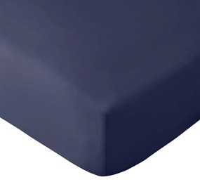 Lenzuolo elasticizzato blu scuro 150x200 cm So Soft Easy Iron - Catherine Lansfield