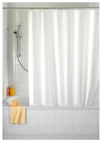 Tenda da doccia bianca con finitura antimuffa , 180 x 200 cm - Wenko