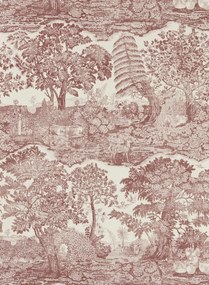 Sanderson Carta da parati Highgrove Toile - Oak