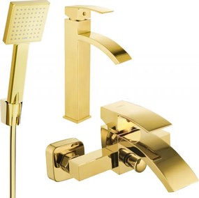 Mexen Libra R45 set vasca, dorato - 745113R45-50