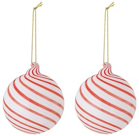 Set di palline di Natale in vetro 2 pz ø 8 cm Zwirl – Bloomingville