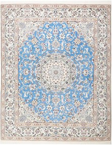 Nain Tappeto persiano 260 x 200 Blu (Iran) Annodato A Mano
