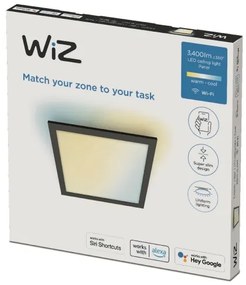 WiZ - Plafoniera LED dimmerabile SUPERSLIM LED/36W/230V Wi-Fi nero