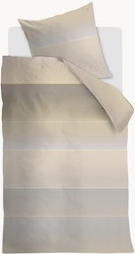 Set copripiumino in raso di cotone Abstract