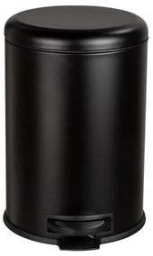 WENKO 54913100 - Cestino portarifiuti LEMAN 25x38 cm nero