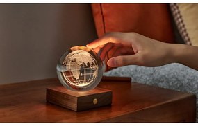 Decorazione luminosa marrone scuro con ricarica USB Amber – Gingko