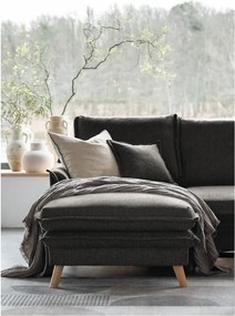 Divano letto angolare grigio scuro (angolo sinistro) Charming Charlie - Miuform