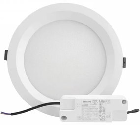 Faro LED da Incasso 44W, Foro Ø210-220mm con driver Philips UGR17 IP54 Colore  Bianco Caldo 2.700K