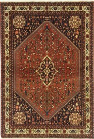 Abadeh Tappeto 110x160 Rosso (Iran) Annodato A Mano