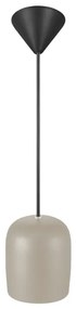 Nordlux - Lampadario a sospensione con filo NOTTI 1xE27/25W/230V grigio