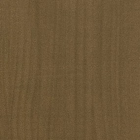 Giroletto Marrone Miele in Legno Massello di Pino 200x200 cm