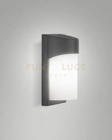 Gluck applique grigio scuro da esterno attacco e27 ip54