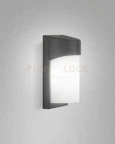 Gluck applique grigio scuro da esterno attacco e27 ip54