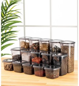 Set di contenitori per alimenti alimentari 15 pz Fresco – Hermia