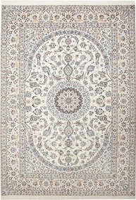 Nain Tappeto 210x300 Beige (Iran) Annodato A Mano