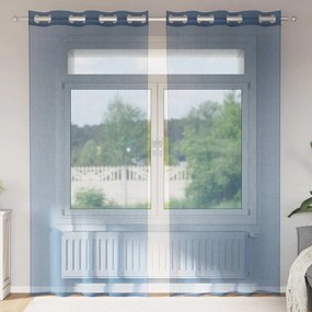 Tende İn Voile Con Occhielli 2 Pz Blu Reale /