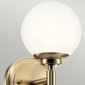 Kichler KL-BENNO1-CPZ - Lampada LED da bagno BENNO 1xG9/3W/230V IP44 ottone