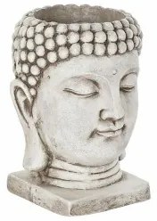 Vaso DKD Home Decor Grigio chiaro Buddha (26 x 25 x 36 cm) (26 x 25 x 36 cm)