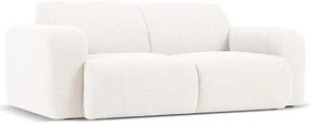 Divano bouclé bianco 170 cm Molino - Micadoni Home
