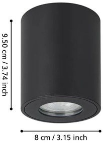 Eglo 901028 - Luce Spot da esterno TORRECOLA 1xGU10/5W/230V pr.8cm IP44