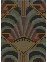 Art Deco Tapete Conway von Zoffany - Sahara