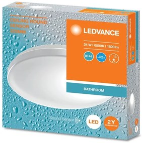 Ledvance - Lampada da bagno LED con sensore CEILING ROUND LED/24W/230V IP44