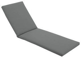 Cuscino per lettino TECH-OUT grigio antracite 180 x 63 x Sp 6 cm