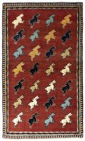 Gabbeh Tappeto persiano 180 x 100 Rosso (Iran) Annodato A Mano