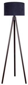 Brilagi - Lampada con piedistallo VELVET 1xE27/60W/230V wenge/blu