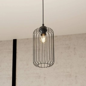 EMIBIG LIGHTING Lampada a sospensione Vander, Ø 16 cm, nero, metallo, E27