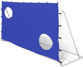 Porta da Calcio e Telone con Buchi per Allenamento 240x92x150cm