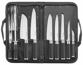 Set di coltelli in acciaio inox 9 pezzi - Hendi