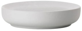 Ciotola per sapone da bagno in gres grigio chiaro Soft Grey Ume - Zone