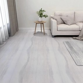 Listoni Pavimenti Autoadesivi 55 Pz İn Pvc 5,11m² Grigio Chiaro /
