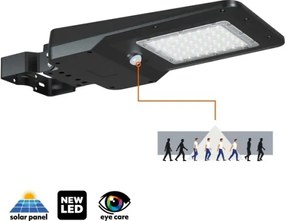 Lampione stradale solare LED con sensore STREET LED/20W/7,4V 3000/4000/6000K IP65 5400 mAh