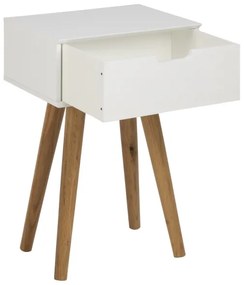 Comodino CARLY quercia/bianco