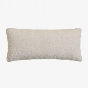 Cuscino Rettangolare In Shearling (70x30 Cm) Borjan Ciniglia Blanc - Sklum