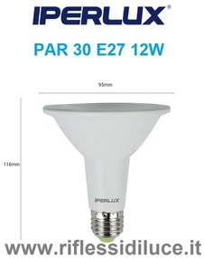 IPERLUX LAMPADINA LED PA30 12W E27 3000°K