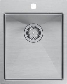 Lavello in acciaio RUSSEL 90 BRUSH NICKEL