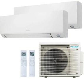 Climatizzatore Dual Split Reversibile Daikin Perfera A+++ 12000-21000 BTU Inverter Wi-Fi (2MXM68A + FTXM35A + FTXM60A)